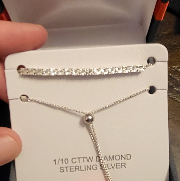 Diamond Bracelet in Sterling Silver - Picture 1 of 5